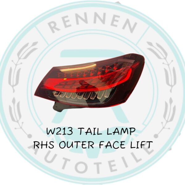 W213 Tail-Lamp RHS-Outer FaceLift