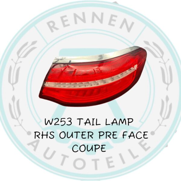 W253 Tail-Lamp RHS-Outer PreFace-Coupe