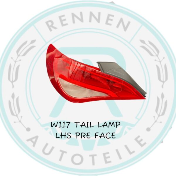 W117 Tail-Lamp LHS PreFace