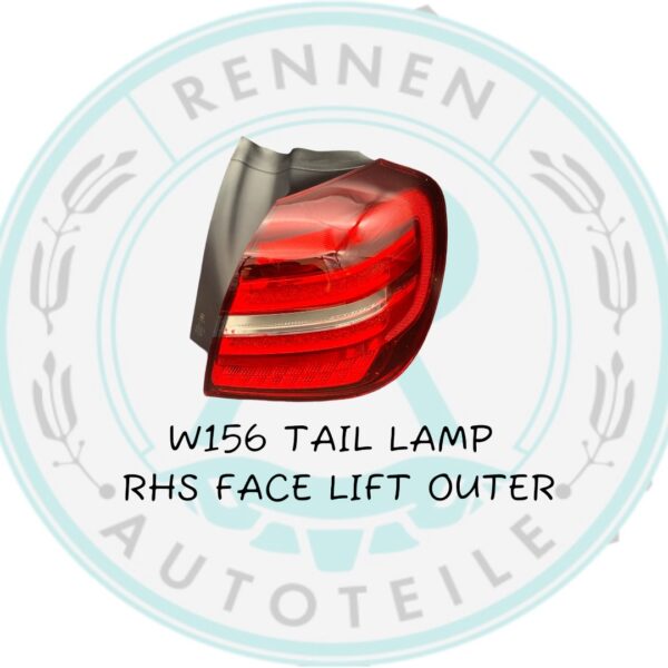 W156 Tail-Lamp RHS FaceLift-Outer