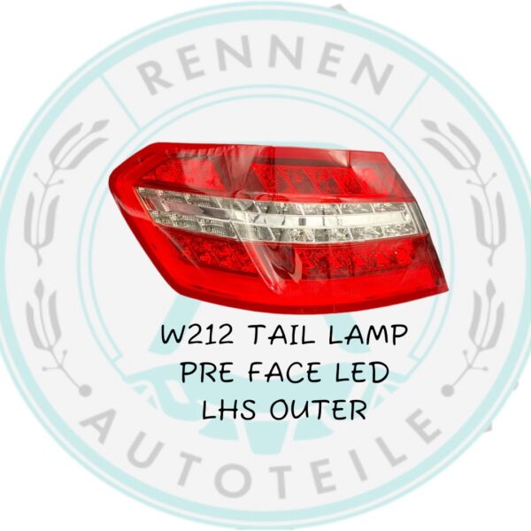 W212 TailLamp PreFace-LED LHS-Outer