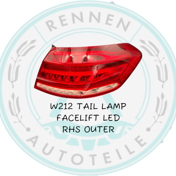 W212 TailLamp Facelift-LED RHS-Outer