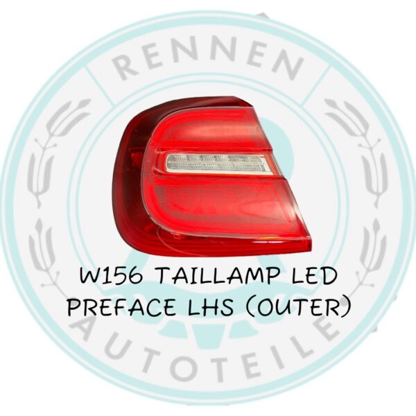 W156 TailLamp LED Preface-LHS(Outer)