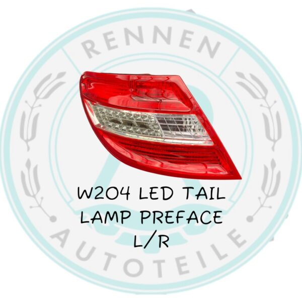 W204 LED TailLamp Preface-L/R