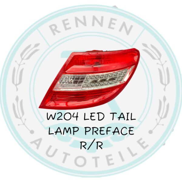 W204 LED TailLamp Preface-R/R