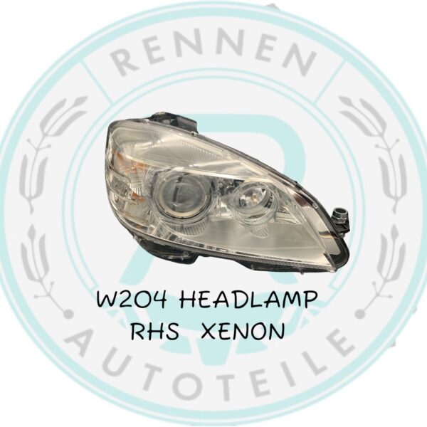 W204 Headlamp RHS Xenon