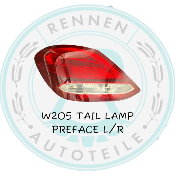 W205 TailLamp Preface L/R