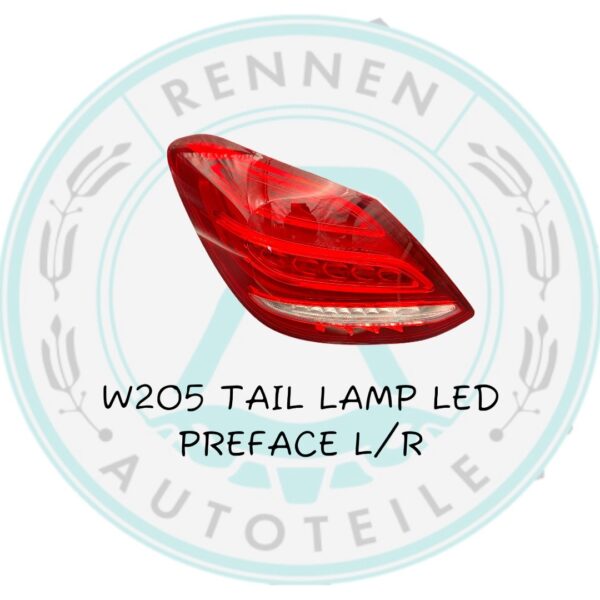 W205 TailLamp LED-Preface L/R