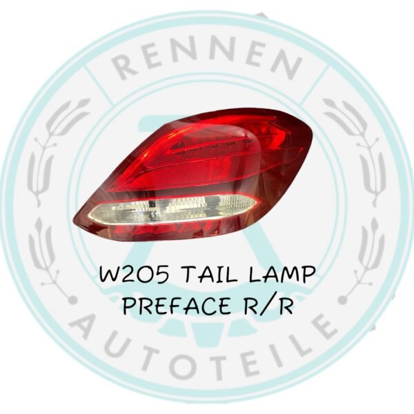 W205 TailLamp Preface R/R