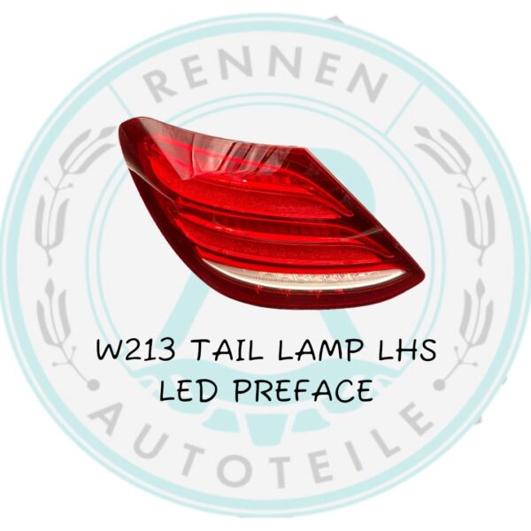 W213 TailLamp LHS LED-Preface