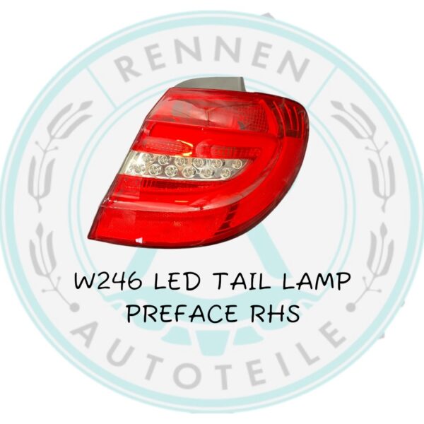 W246 LED-TailLamp Preface RHS