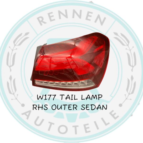 W177 TailLamp RHS-Outer Sedan